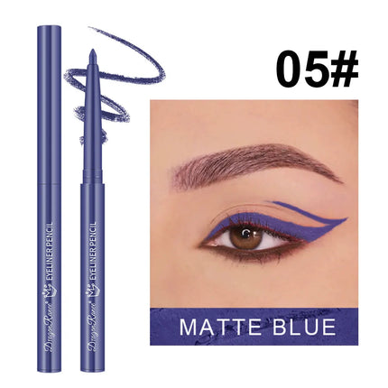 Eyeliner Pen Is Waterproof, Sweat-Proof, Does Not Smudge, Easy for Beginners to Use, Green, Purple, Black, Long-Lasting, Non-Fading Eyeliner Pen