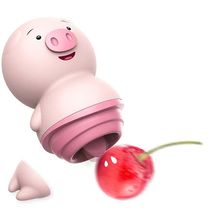 Pink Pig Tongue Lick Vibrators Anal Clitoris Nipple Massager G-Spot  Adult Product Erotic Sex Machine 6/2 Modes Female Sex Toys