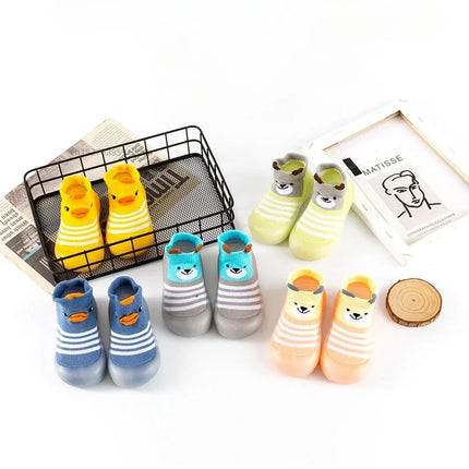 0-3Y Baby Walkers Soft Sole Socks Shoes Breathable Indoor Outdoor Non-Slip Floor Footwear Toddler Boys Girls Spring Autumn‌