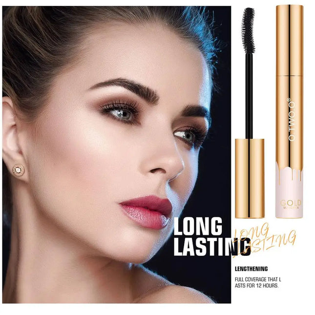 O.TWO.O Professional Volume Curled Mascara Natural Waterproof Lashes Black Curling Thick Eyelash Lengthening Eye Cosmetics