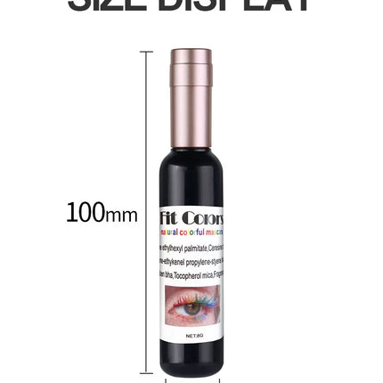 1PC Colorful Eyelash Mascara EyeLashes Extension Curling Lengthen White Purple Cosplay Makeup Glitter Point Diamond Mascara