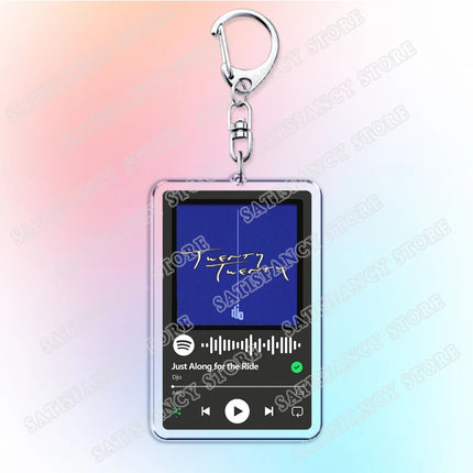 Hot Music Keychains Running Up That Hill (A Deal with God) End of Beginning Kate Bush Djo Song Keying Jewelry Fans Friends Gifts