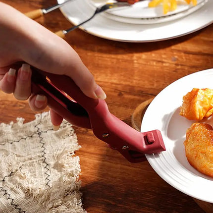 Multi-Purpose Anti-Scald Bowl Holder Clip Solid Color Color Anti 2 Scalding Home Clip Tools Silicone Kitchen