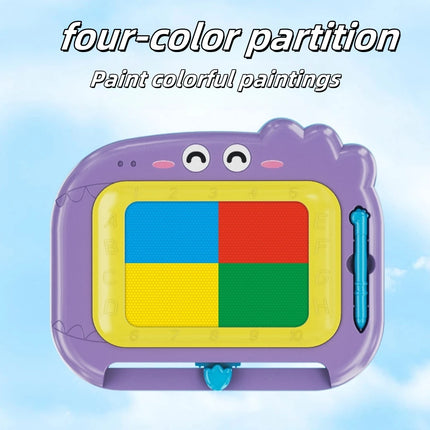Children's early education puzzle colored drawing board erasable writing board graffiti toy puzzle boy and girl's ideal toy gift