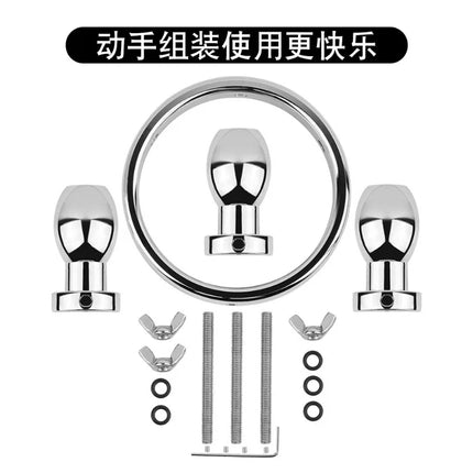 Stainless Steel Anal Dilator Backyard Stimulation Buttplug Vagina Stretcher Personal Ass Relax G-spot Massager Adult Masturbator
