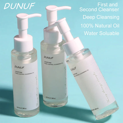 100ML Cleansing Oil with Plant Extracts Deep Pore Cleansing Moisturizes Reduces Blackheads Makeup Remover for Face Skin Care