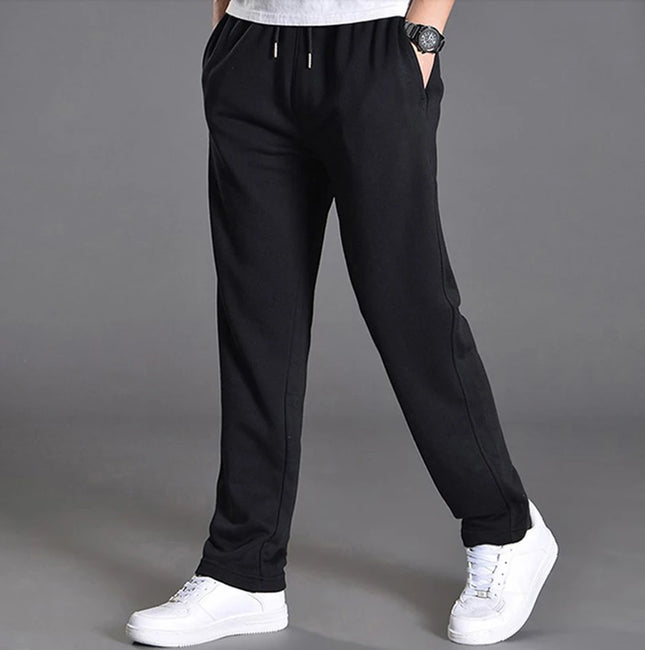 Thin Men's Sweatpants Joggers Pant Sport Tracksuit Wide Leg Straight Trouser Plus Size 5xl 6xl 7xl Sportswear 2025 Spring Z1A1