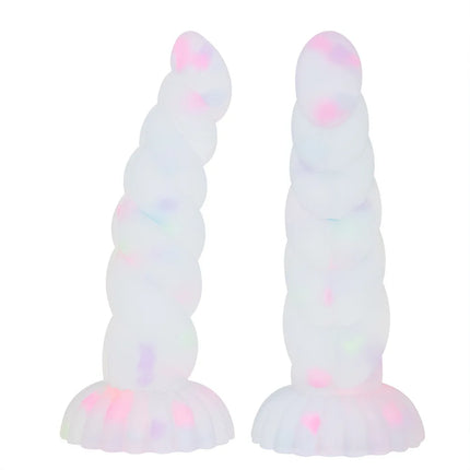 Silicone Soft Anal Toys Transparent Luminous Butt Plug 3 Size Adult Toys Tapon Anal Plug Braided Dilatador Anal Dildo Buttplug