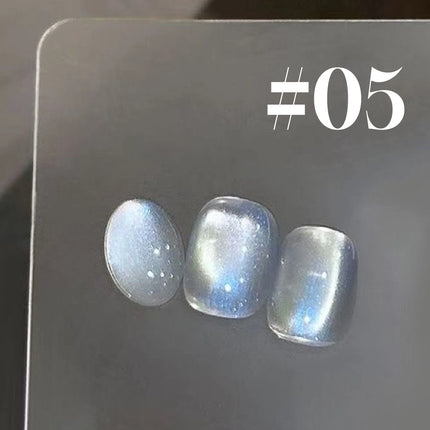 1-6PCS Popular Winter Internet Celebrity Hot-selling Northern Lights Cat Eye Magnet Gel Nail Polish Nail Art Nail Supplies