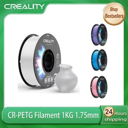Creality CR-PETG Filament 1KG 1.75mm High-Temperature Eco-Friendly Odorless Non-Toxic 3D Printer Filament with New Colors