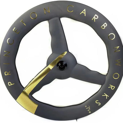 T1000 700C Road Bicycle 3 Spoke Carbon Wheels TT bike Wheelst Clincher /Tubeless Tri spoke wheel