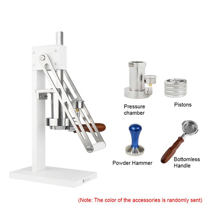 Hand Press Coffee Machine Manual Espresso Extraction Variable Pressure Lever Coffee Maker Preheating Warming Cup Function