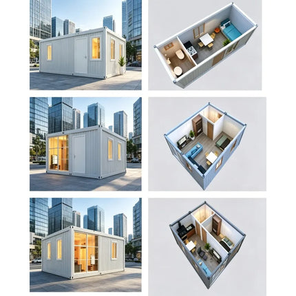 Luxury 2 Storey House Villa Prefabricated Foldable Expandable Container House Portable Mobile Tiny Home Garden Rooms Cabins