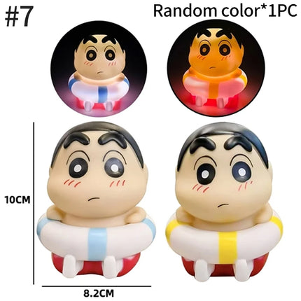 Cartoon Crayon Shin-Chan Light Toy Shin-chan Bedside Glowing Lamp for Sleeping Cute Reading Light Gifts Light Ornament Toys