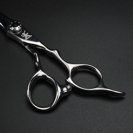 XUANFENG Silver Professional Hair Scissors 6.5 "440C Steel Barber Cutting Scissors and thinning Scissors, Suitable for Barber