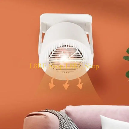 L8RE Space Heater for Indoor Use Portable Electric Heater Large Room Heater Desktop Heater Fan for Home Bedroom Office