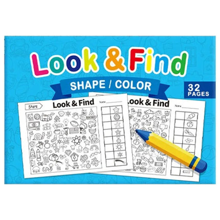 Drawing Book Coloring Book Interactive Activity for Look and Find Games 1000+ Patterns Searching for Hidden Items Game Toy Book