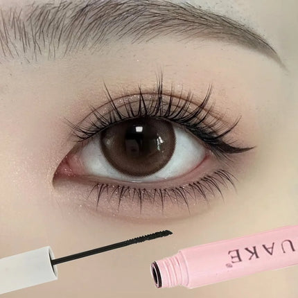 Black Brown Mascara Slim Brush Head Long Curled Eyelash Lift Cream Not Easy To Smudge Lashes Lengthening Pigment Big Eyes Makeup