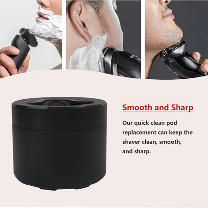 Replacement Quick Cleaning Pod Compatible with Philips 2nd Series 7000 S9000 S5000 Angular polygon Shavers，for Philips Cleaning