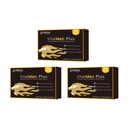Male Endurance Supplement with Maca Ashwagandha  Blue Pills 36 Tablets Stamina,Promotes Size