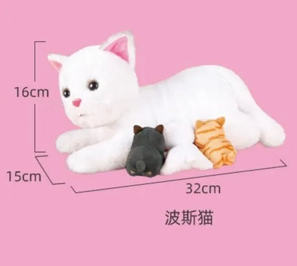 Talking Baby Cat Simulation Cat Plush Toy Children's Doll Electric Pet Girl Little Cat