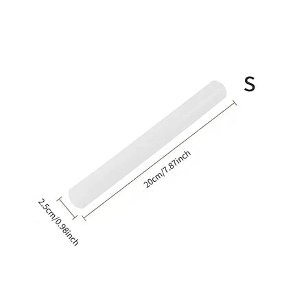 1PC-Plastic Rolling Pin Non-Stick Dough Roller for Home Use Dumpling Skin Rolling Stick Baking Tool