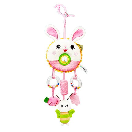 Hanging Rattles Toys Car Seat Toys for Babies 0-6 Months Newborn Crib Toys Sensory Soft Stuff Baby Stroller Toys for 0 12 Months