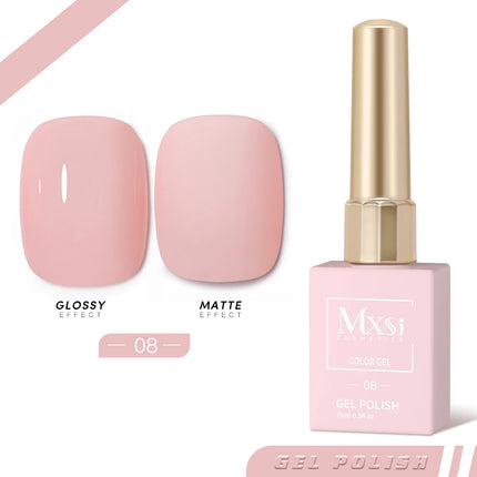 Mxsi Nails Polish 60 Colors Semi Permanent Nail Polish 15ml UV Lamp Nail Polish Hybrid Nail Art Salon Varnish Not Set