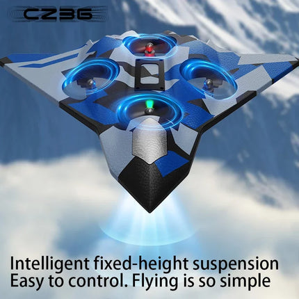 CZ36 Foam RC Aircraft Glider Electric Fighter 6CH Remote Control Airplane Fall Resistant Plane Quadcopter Toys for Boys Gifts