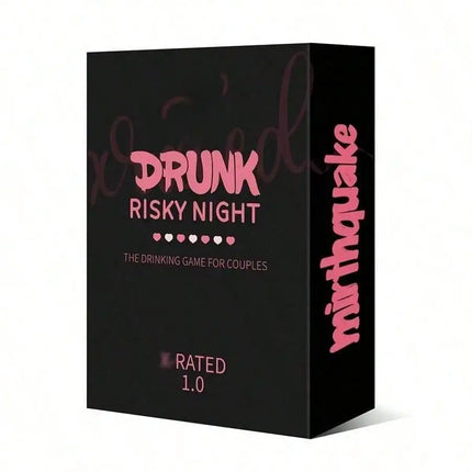 Drunk Risky Night Card Game, Hilarious Interactive Party Game for Couples, Friends & Family, Perfect Entertainment & Christmas Game Gift,Game Gift!Cards Games,Party Games,Friends Games,Board Games