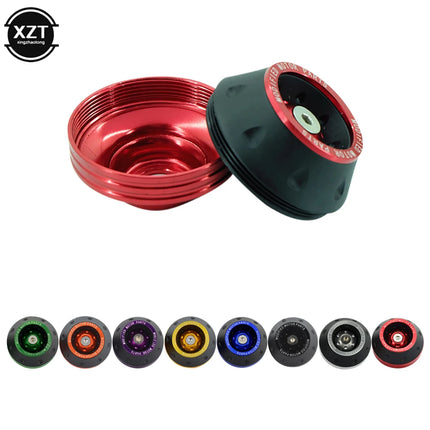 2Pcs Universal Motorcycle Wheel Protection Crash Pad Motorbike Crash Protectors Alloy Motocross Falling Front Fork Slider Cups