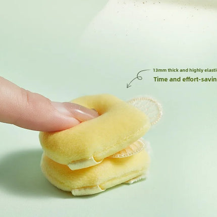 Artist Series Mini Finger Sponge Waterdrop Shape Peach Shape Hydrophilic Polyurethane Dry Sponge for Makeup Application