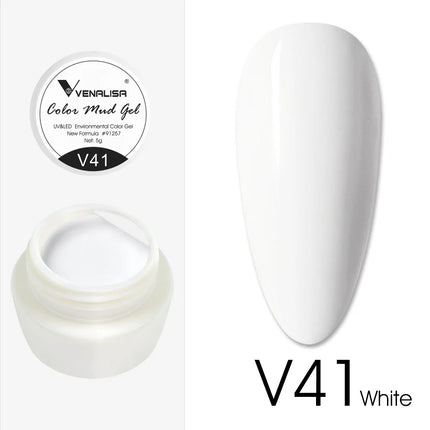 VENALISA Color Mud Gel Pure DIY Nail Art Design UV Gel Polish Professional Manicure Varnishes for Quality Artistry