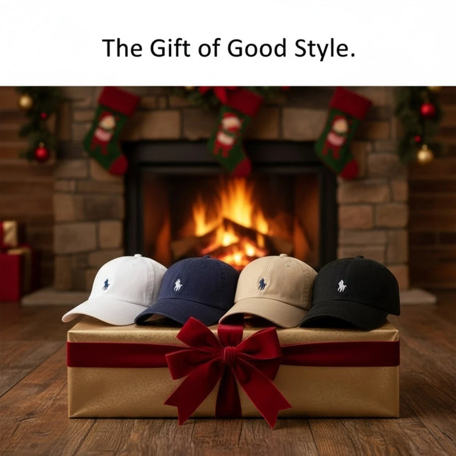 Unisex Polo Cap Cotton Baseball Hat - Embroidered Dad Hat Sun Protection / Casquette Polo Unisexe Coton - Chapeau Baseball
