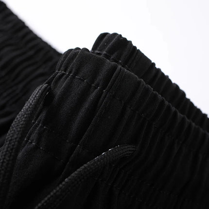 2026 Men's Ice Silk Quick-Dry Casual Pants Slim Fit Sports Pants Summer Lightweight Breathable