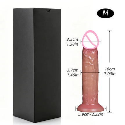 Realistic Silicone Dildo with Suction Cup G-Spot Anal Dildos Strapon Dick Butt Plug Masturbat Adult Sex Toys for Man Women