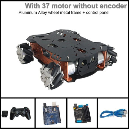8-20Kg Load RC Tank Smart Mecanum Wheel Robot Car For Arduino Robot DIY Kit With 12V Encoder Motor Ps2 Handle Project Starter
