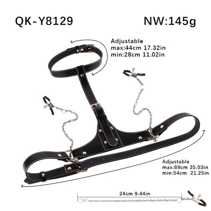 QKKQ Erotic Chest Binding Strap On Belt Breast Bondage Breast Binder BDSM Sex Toys For Couple Flirting Sexy Pleasure Accessory