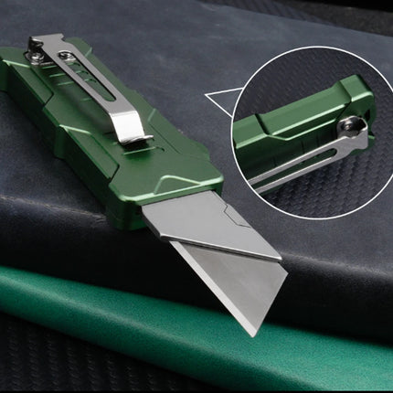 New SK5 High-intensity Aviation Aluminum Cutting Knife Outdoor Camping Portable EDC Tool with 10pcs Replaceable Blades