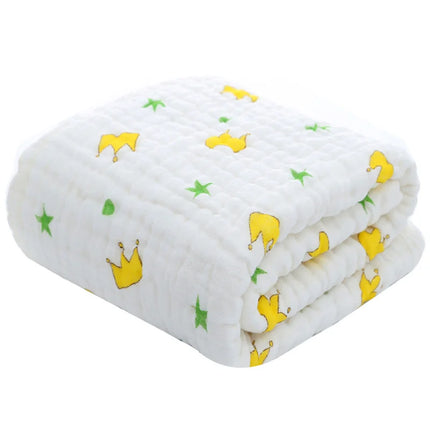 Baby Bath Towel Muslin Bathrobe for Newborn Infant Toddler Washcloth Wrap Boys Girls Kids Child Cartoon Gauze Cotton Blanket