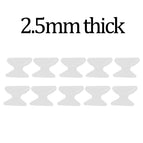 10pcs 2.5mm white