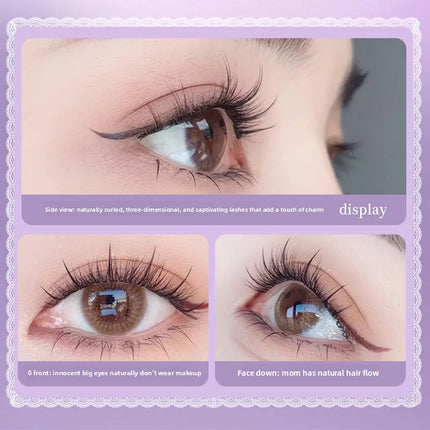 No Glue Needed False Eyelashes Lower Lashes Wispy Cat Eye Lashes Voluminous Fluffy Natural Look Daily Wear Easy to Apply