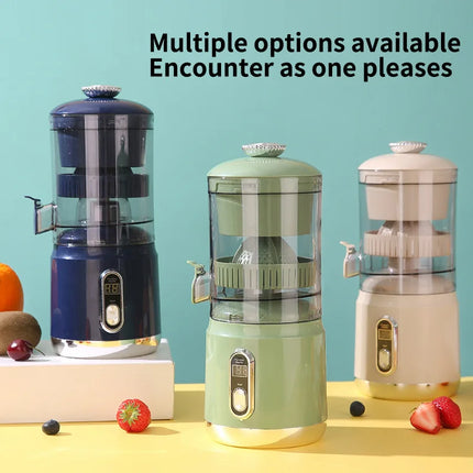 Compact portable electric juicera new multi-functional orange juice machine specifically designed for separating fruit pulp