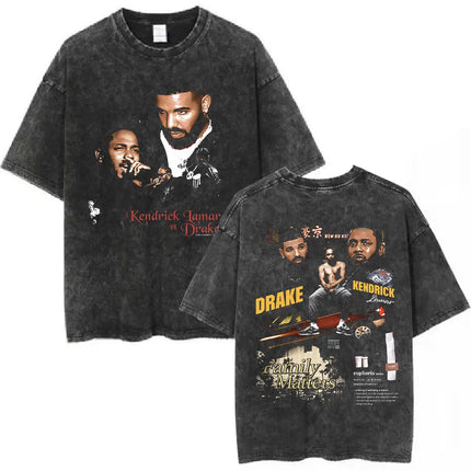 Rapper Kendrick Lamar To Pimp A Butterfly Graphic T Shirt Men's Hip Hop Streetwear T-shirts Unisex Cotton Oversized Tee Shirts