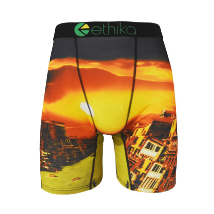 ETHIKA 1Pcs Men Underwear Boxers Breathable Mesh Crotch Man Underpants Plus Size L-3XL Mens Panties Printed Men's Boxers Briefs