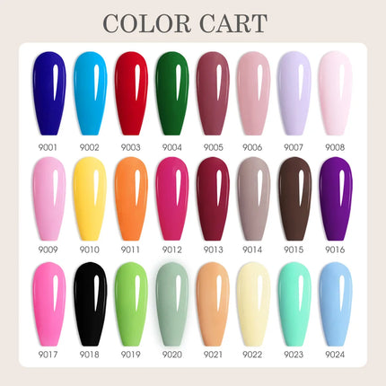CC8 New Kit CANNI 9ML Nail Gel Polish HEMA/TPO FREE 30pcs Color Gel Pigment Professional Long Wear Top Coat Gel Varnish Set