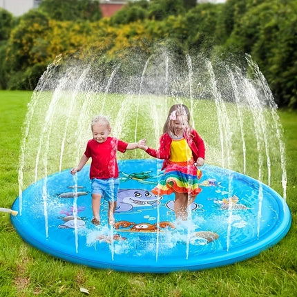 Children's Summer Outdoor Lawn Water Play Inflatable Play Water Spray Pad Children's Water Spray Pool Children's Water Spray Poo