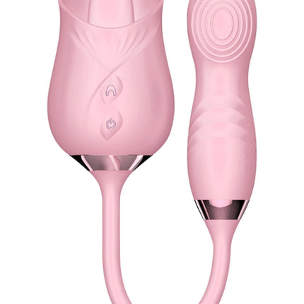Powerful Licking Vibrator for Women Clitoral Nipple Stimulator Thrusting Dildo 2 in 1 Sex Toy for Women Adult Sex Products