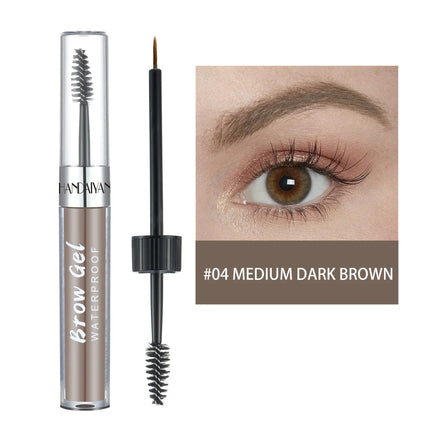HANDAIYAN Eyebrow Tattoo Gel Semi-permanent Waterproof Lasting Eye Brow Tint Dye Black Brown Eyebrow Dyeing Cream Women Makeup