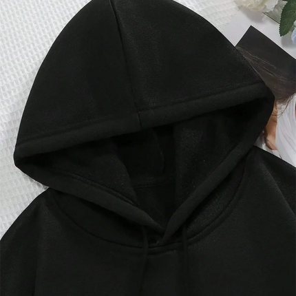 Angel and Demon Hoodies Matching Couple Hoodie Set His & Hers Hoodies Black Hoodies for Boyfriends Girlfriends
